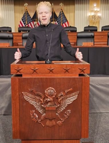 Olaniyan at  the legislature on Capitol Hill April-23-2024